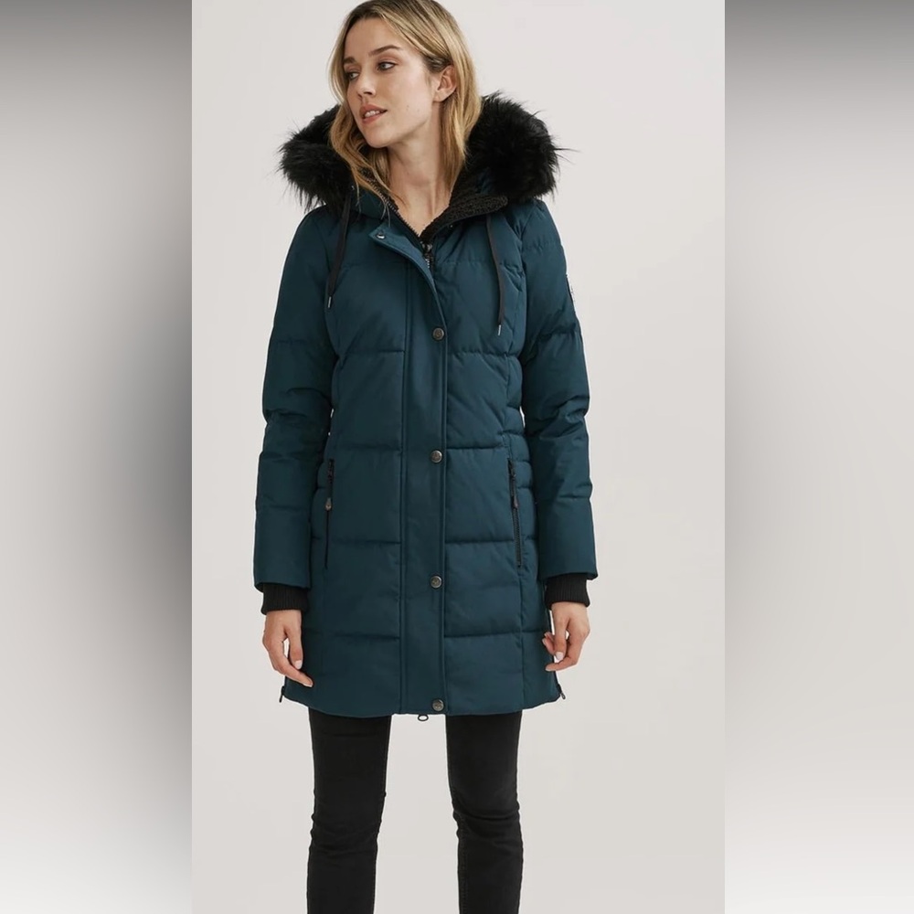 ARTIC EXPEDITION Size XL Hudson HybraDown® Parka Dark Petrol Down Parka